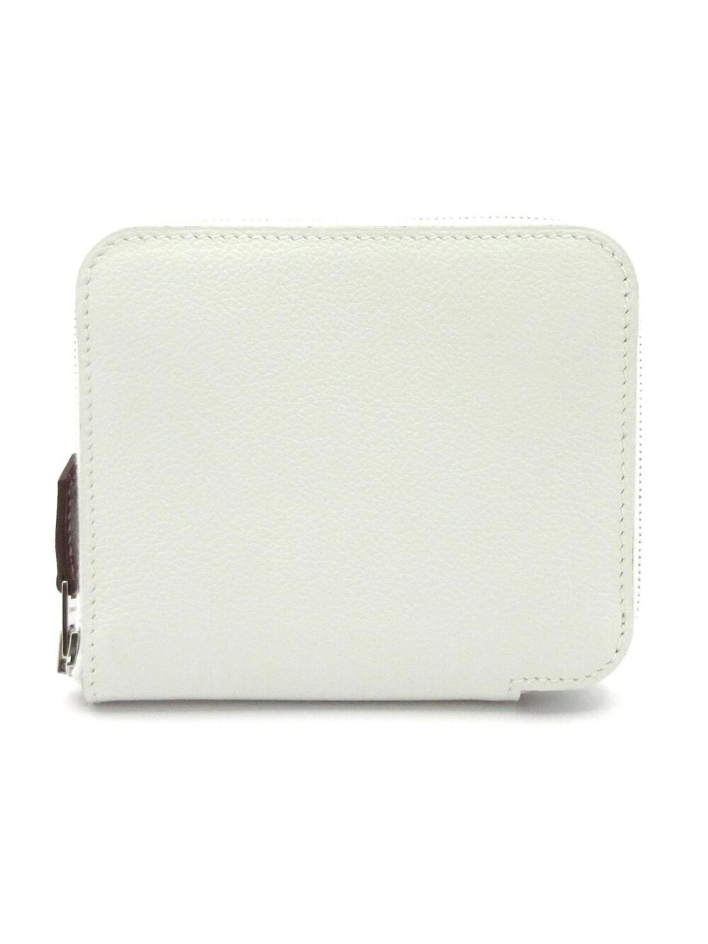 Hermes Azap Compact Silkin New White #364147H13B